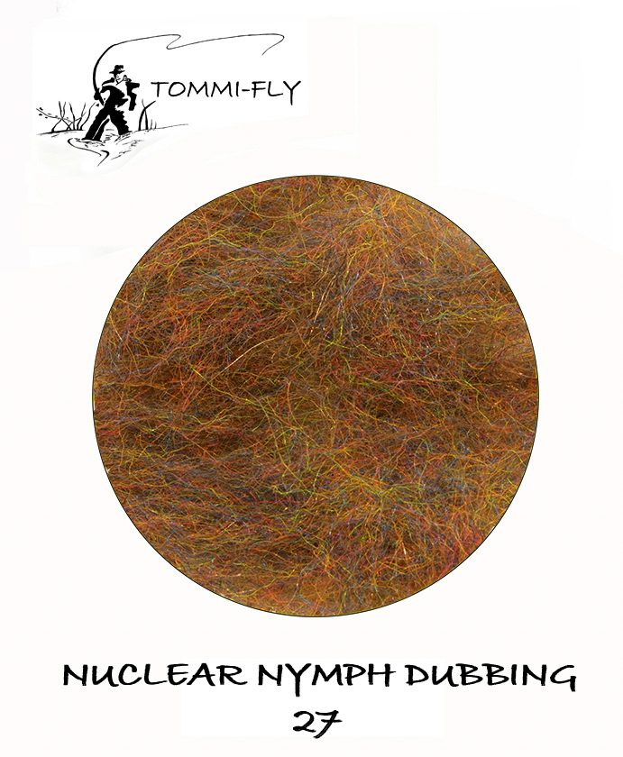 Nuclear Nymph Dubbing - Red Brown