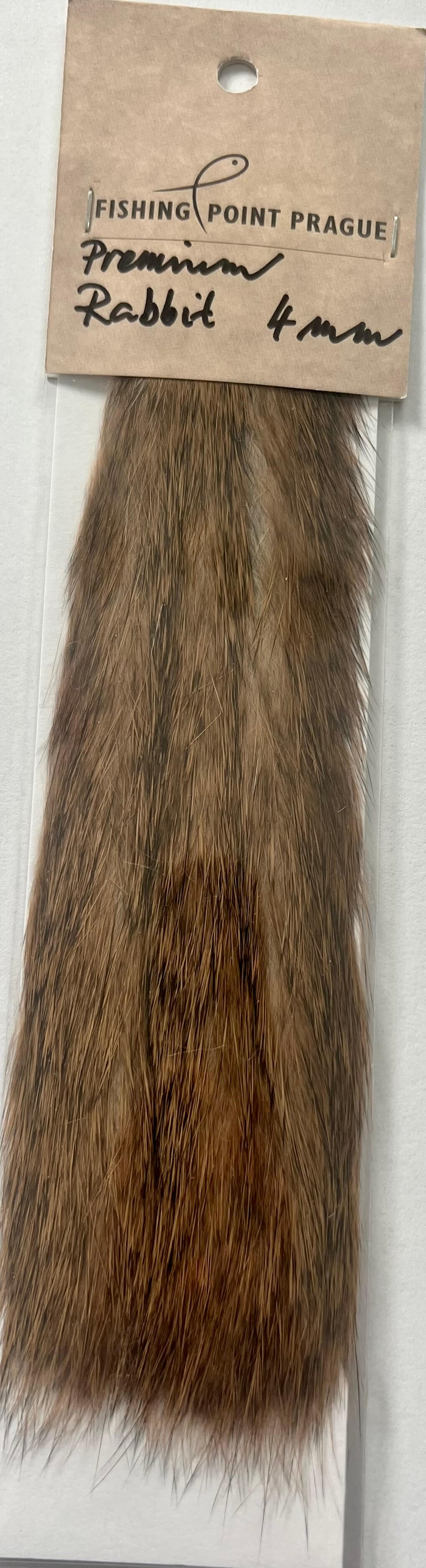 Premium Zonker tape Rabbit - Dark Brown