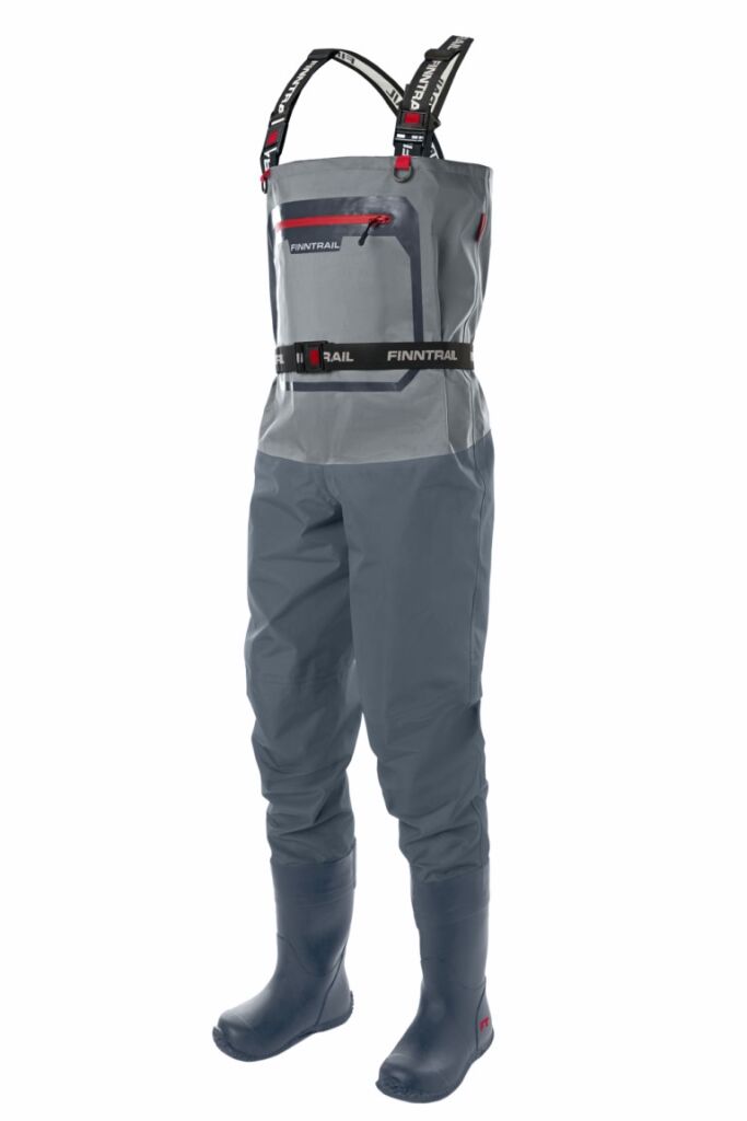 FINNTRAIL Brodící kalhoty Waders Airman Grey - vel. S / 41