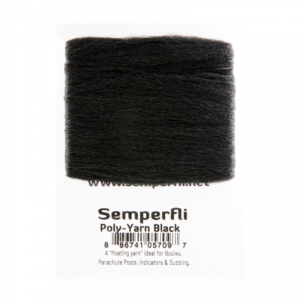 SEMPERFLI Poly - Yarn, Black