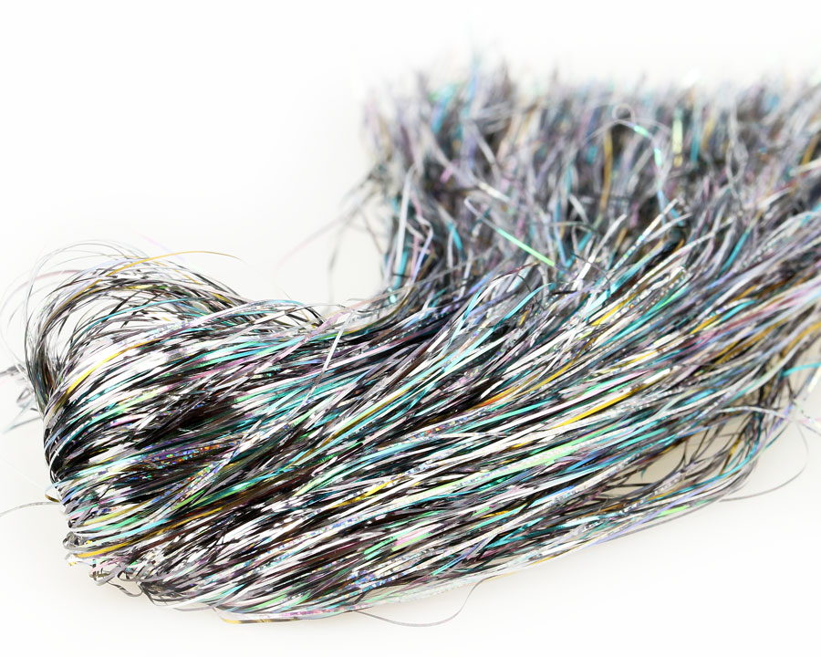 SYBAI Tinsel blend hair - Dark holographic silver