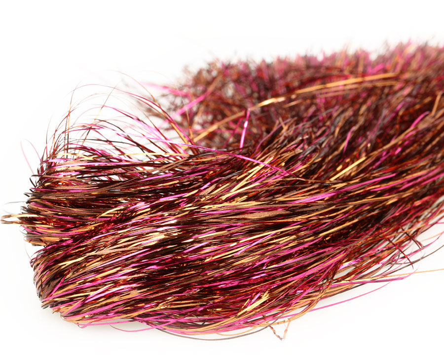 SYBAI Tinsel blend hair - Deep crimson