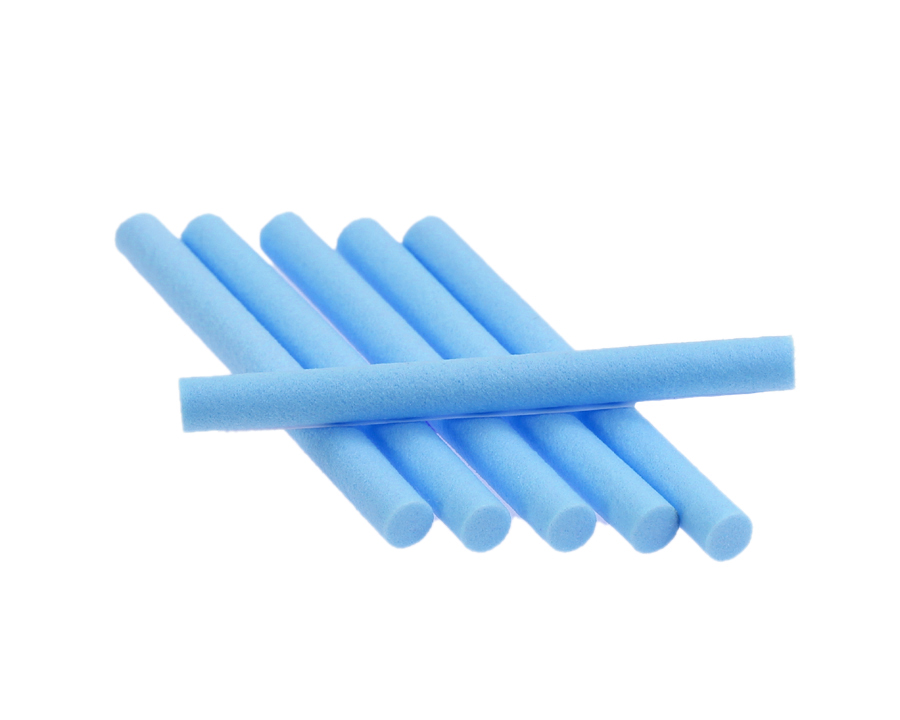SYBAI Foam Cylinders 6 mm, 6 pcs - Ice blue