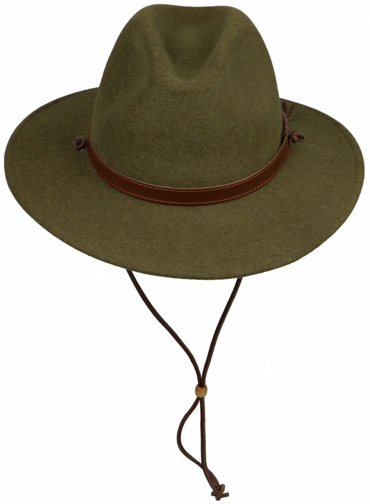SCIPPIS Australský klobouk vlněný WARREN, oliv, vel. XL