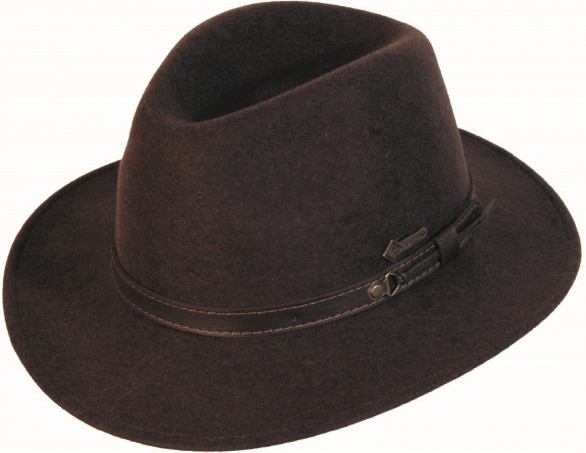 SCIPPIS Australský klobouk vlněný LINCOLN, braun/melange, vel. L