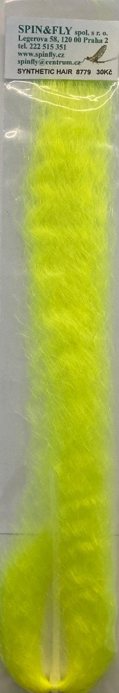 Spin & Fly Syntetické vlasy - Fluo žlutá