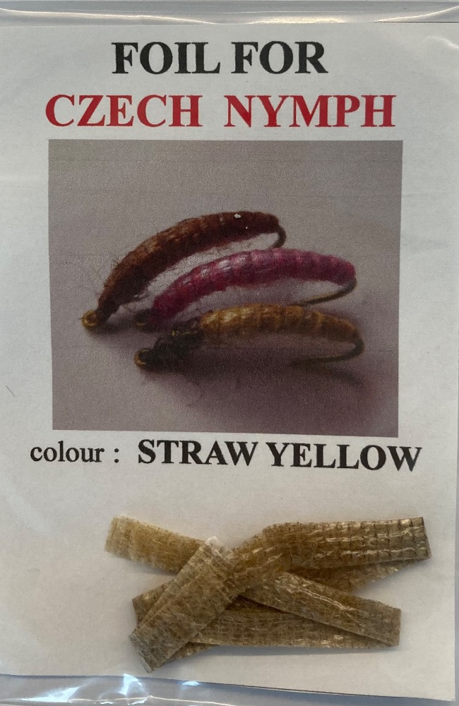 FPP Foil For Czech Nymph - Straw Yellow