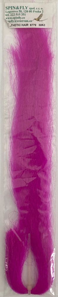 Spin & Fly Syntetické vlasy - Magenta
