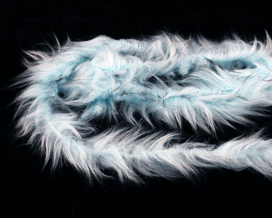SYBAI Furrybou Short Fiber (4cm) - Light Blue / Black