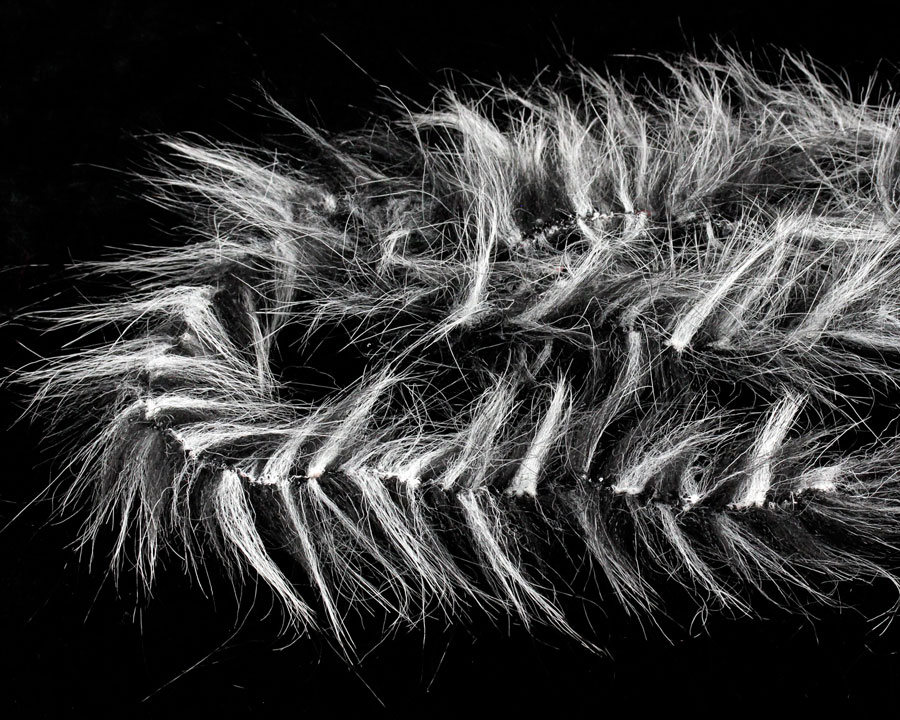 SYBAI Furrybou Medium Fiber (6cm) - Black Melange