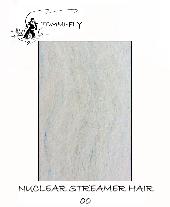 Nuclear streamer hair - white