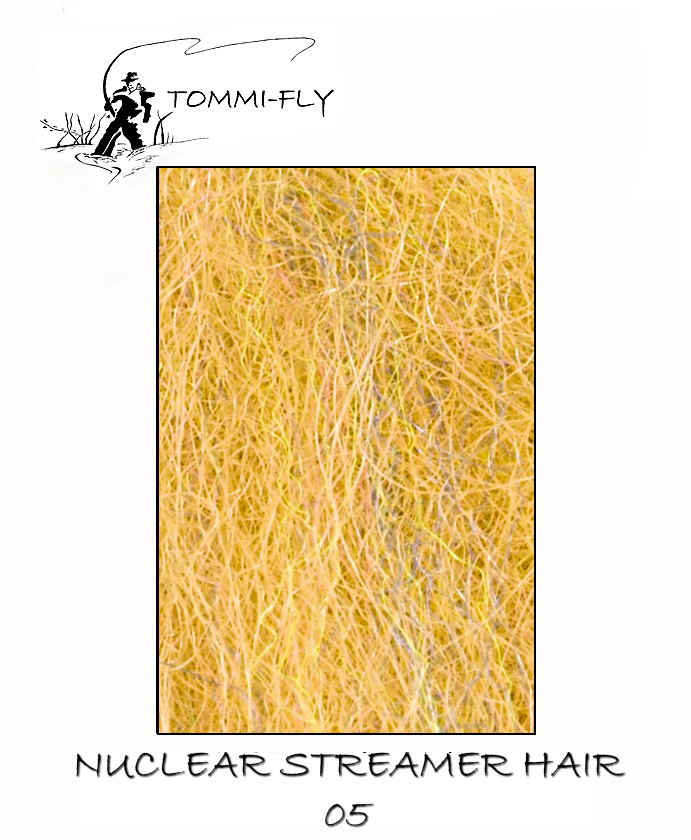 Nuclear streamer hair - light brown