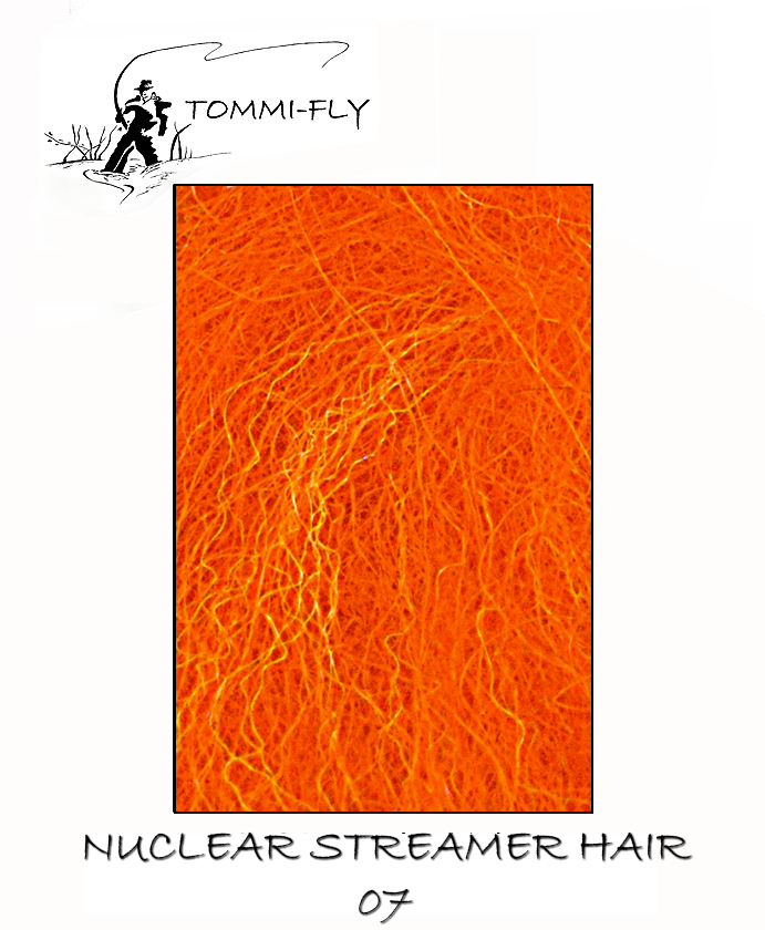 Nuclear streamer hair - orange