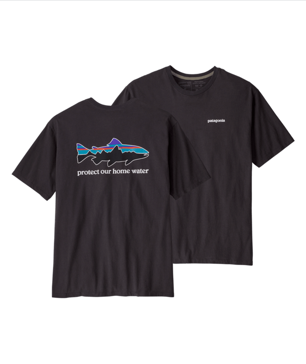 Patagonia Tričko M's Home Water Trout, Ink Black