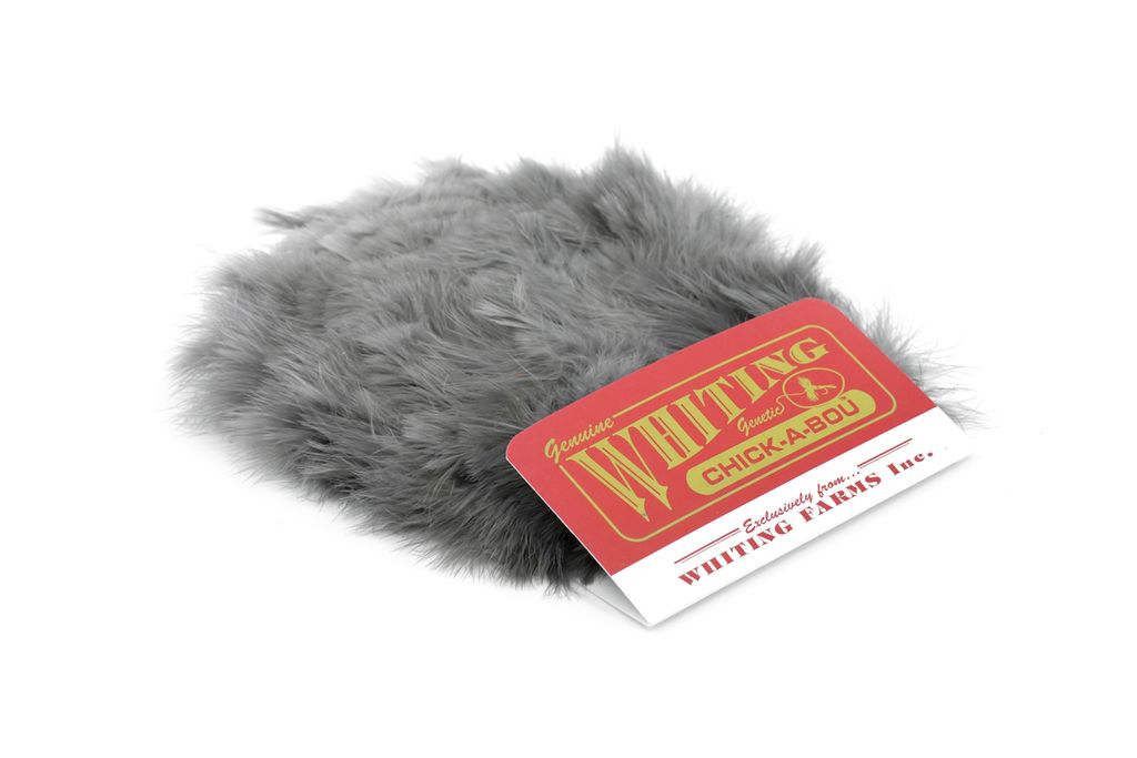 WHITING Chickabou Patch White, dyed Medium Dun