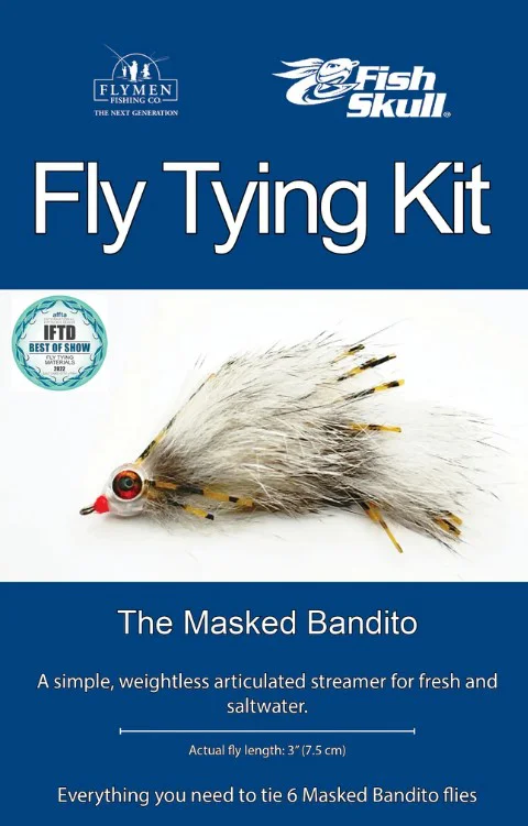 Fish Skull Fly Tying Kit - The Masked Bandito