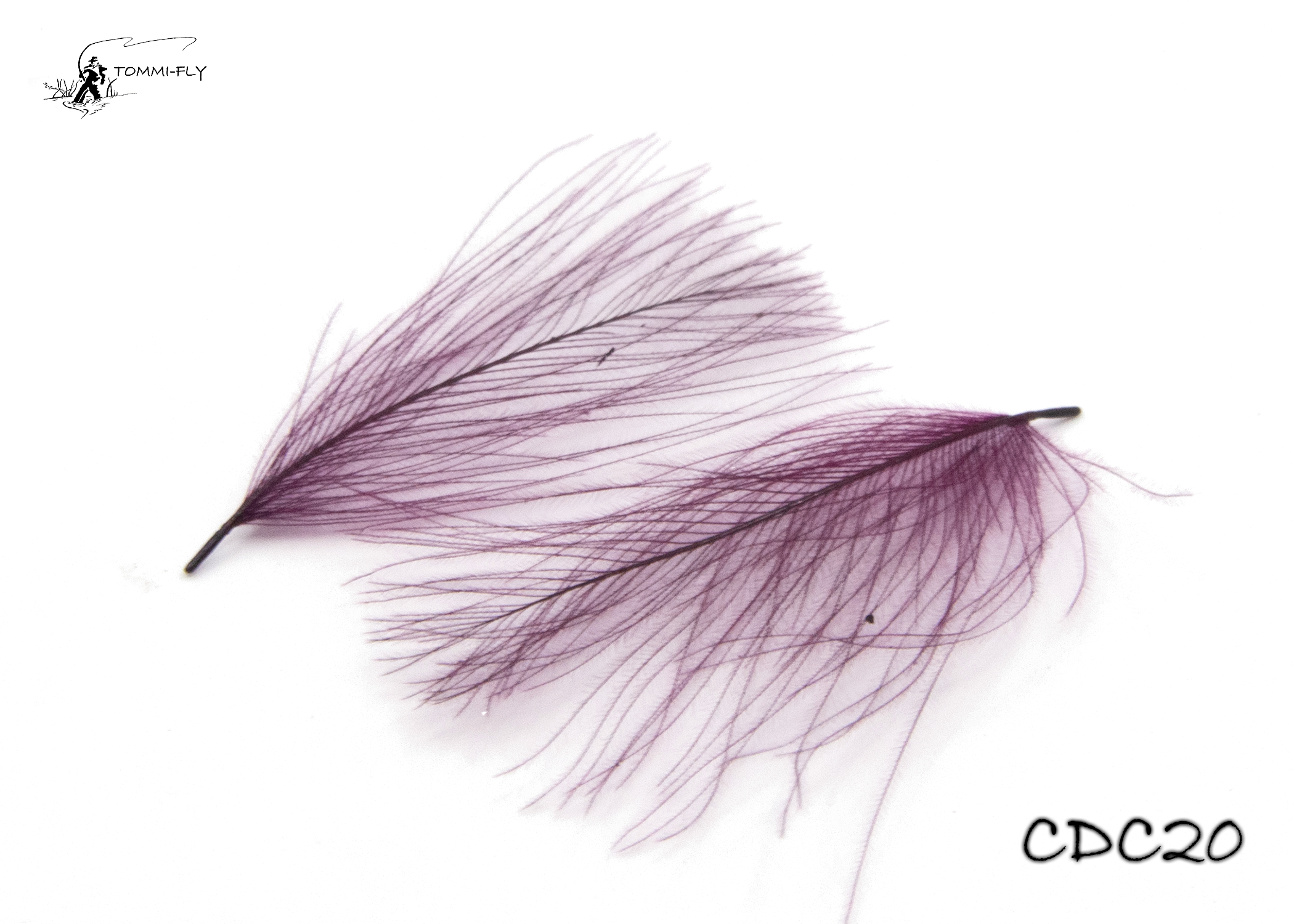 CDC PEŘÍ - přírodní, fialová