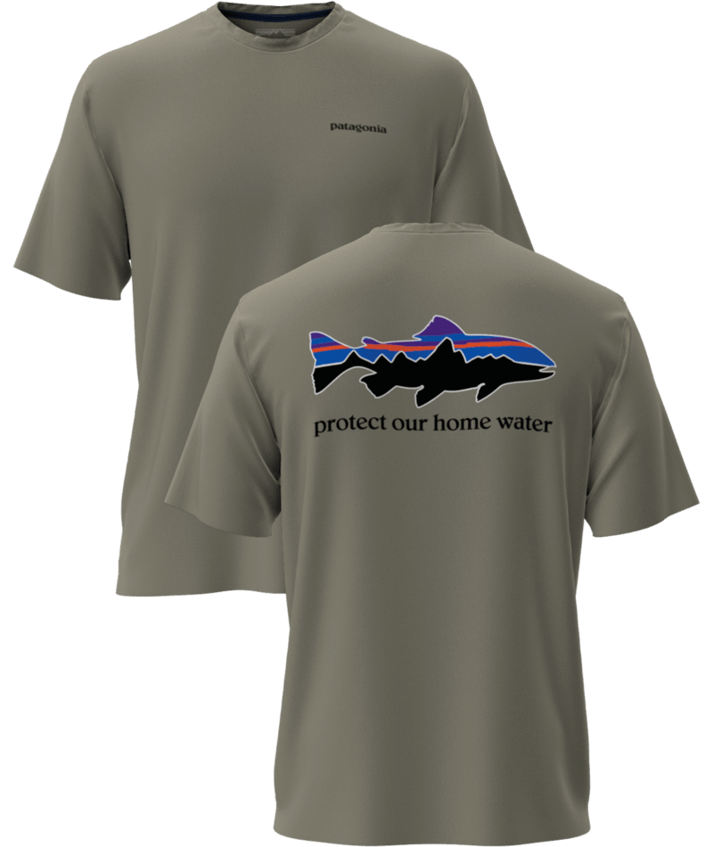 Patagonia Tričko M's Home Water Trout - River Rock Green
