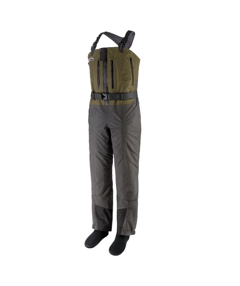 Patagonia Dámské brodící kalhoty Swiftcurrent Expedition Zip Front Waders - Basin Green, vel. MLM