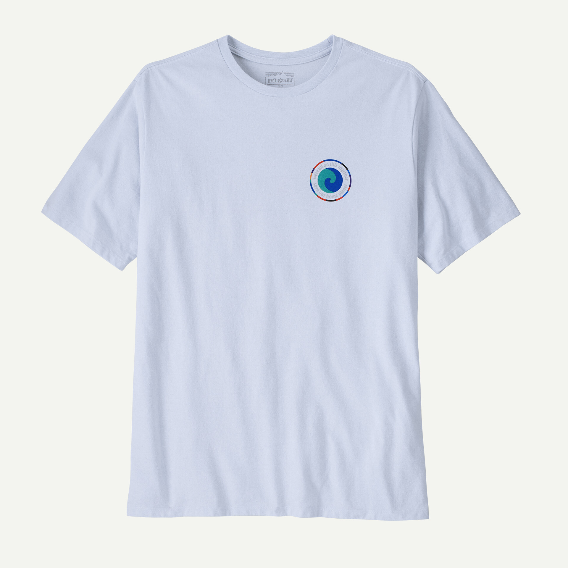 Patagonia Pánské tričko Unity Fitz Responsibili-Tee - White