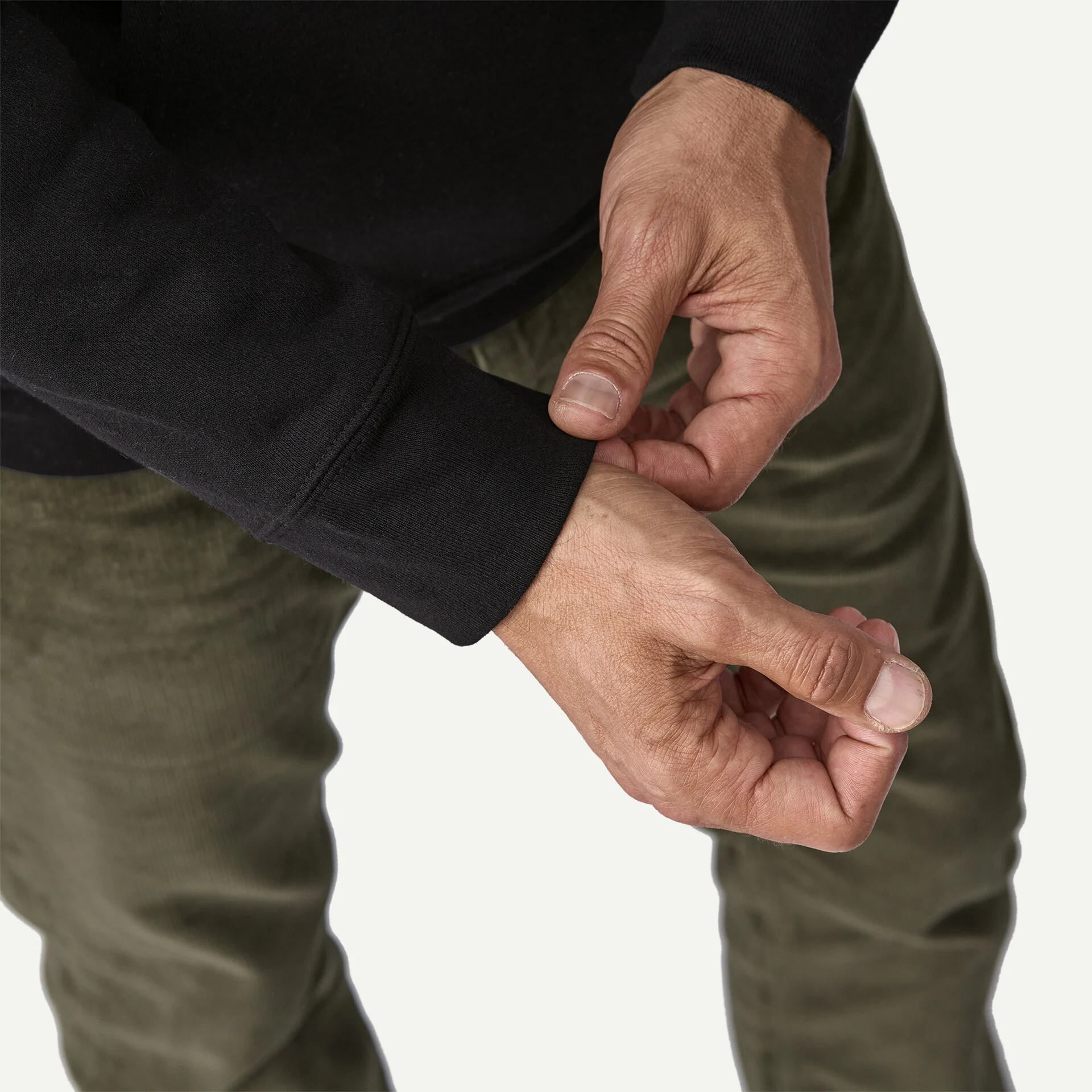 Patagonia Mikina Chouinard Crest Uprisal Hoody, Black - vel. L