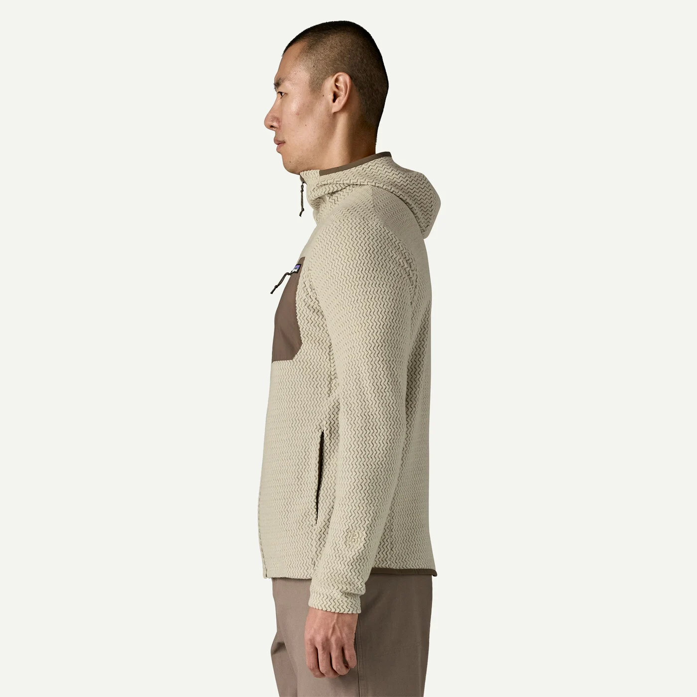 Patagonia Pánská mikina R1 Air Full-Zip Hoody, Pelican