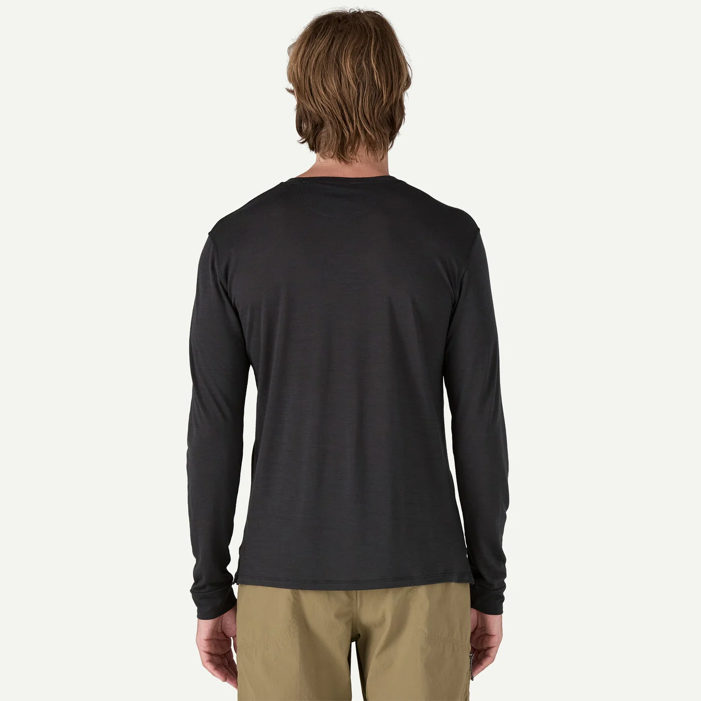 Patagonia Pánská tričko Cap Cool Merino Blend Graphic Shirt, Strata Stripe: Pond Green