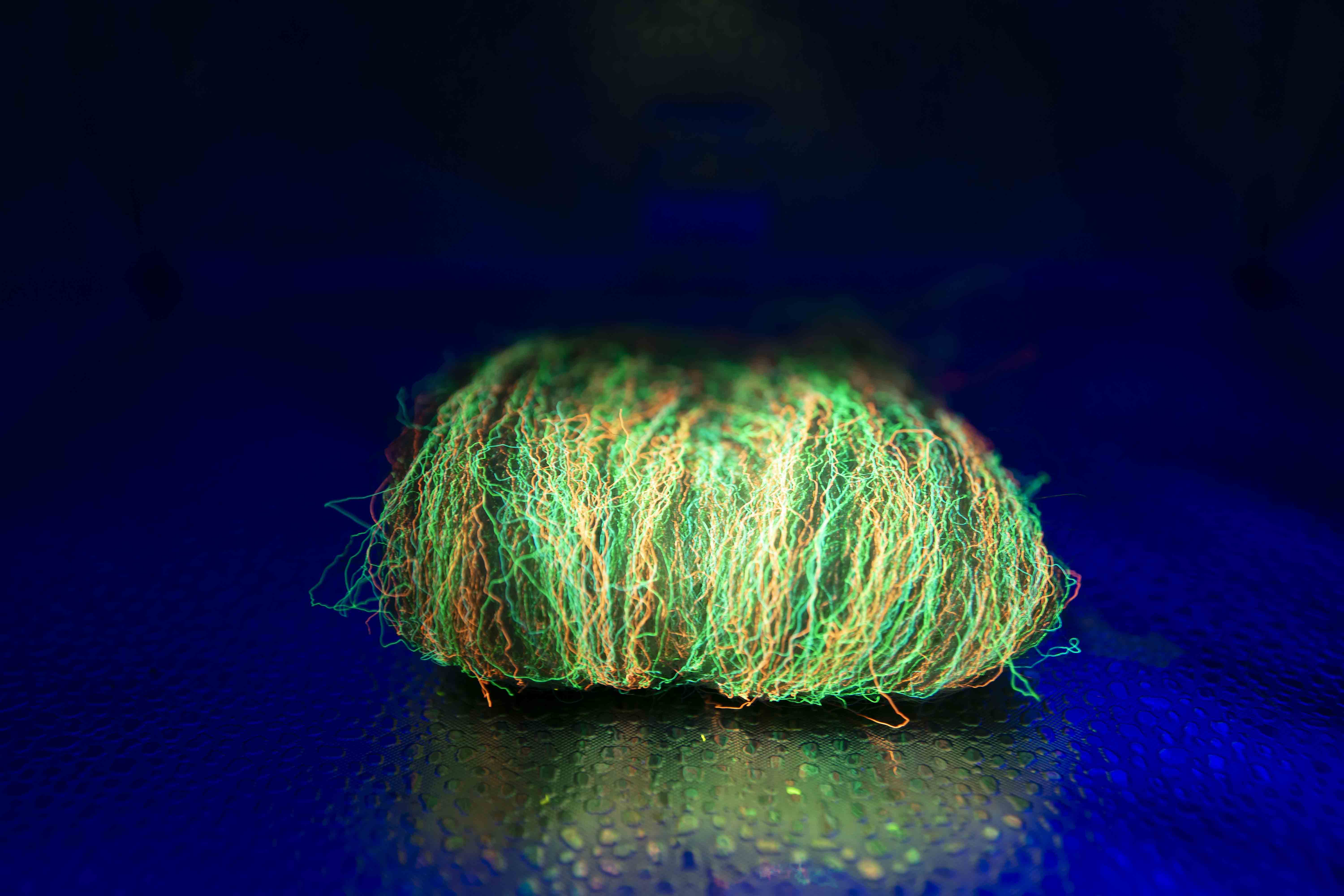 Nuclear Curly Creature dubbing - Olive green