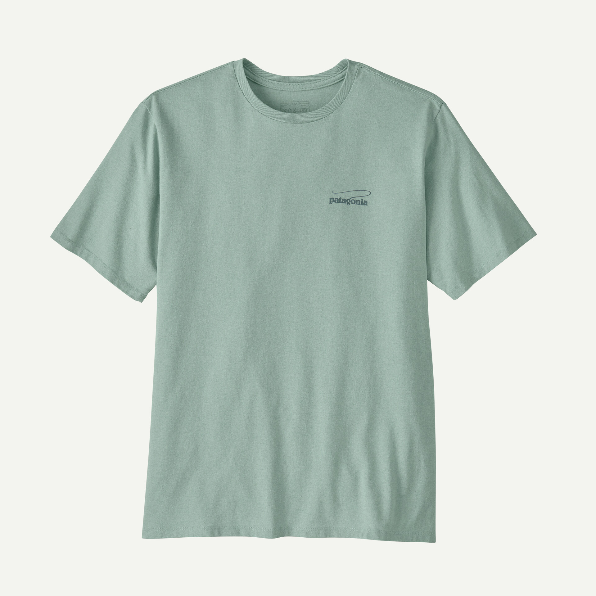 Patagonia Pánské tričko Casting Logo Responsibili-Tee, Thin Ice - vel. XL