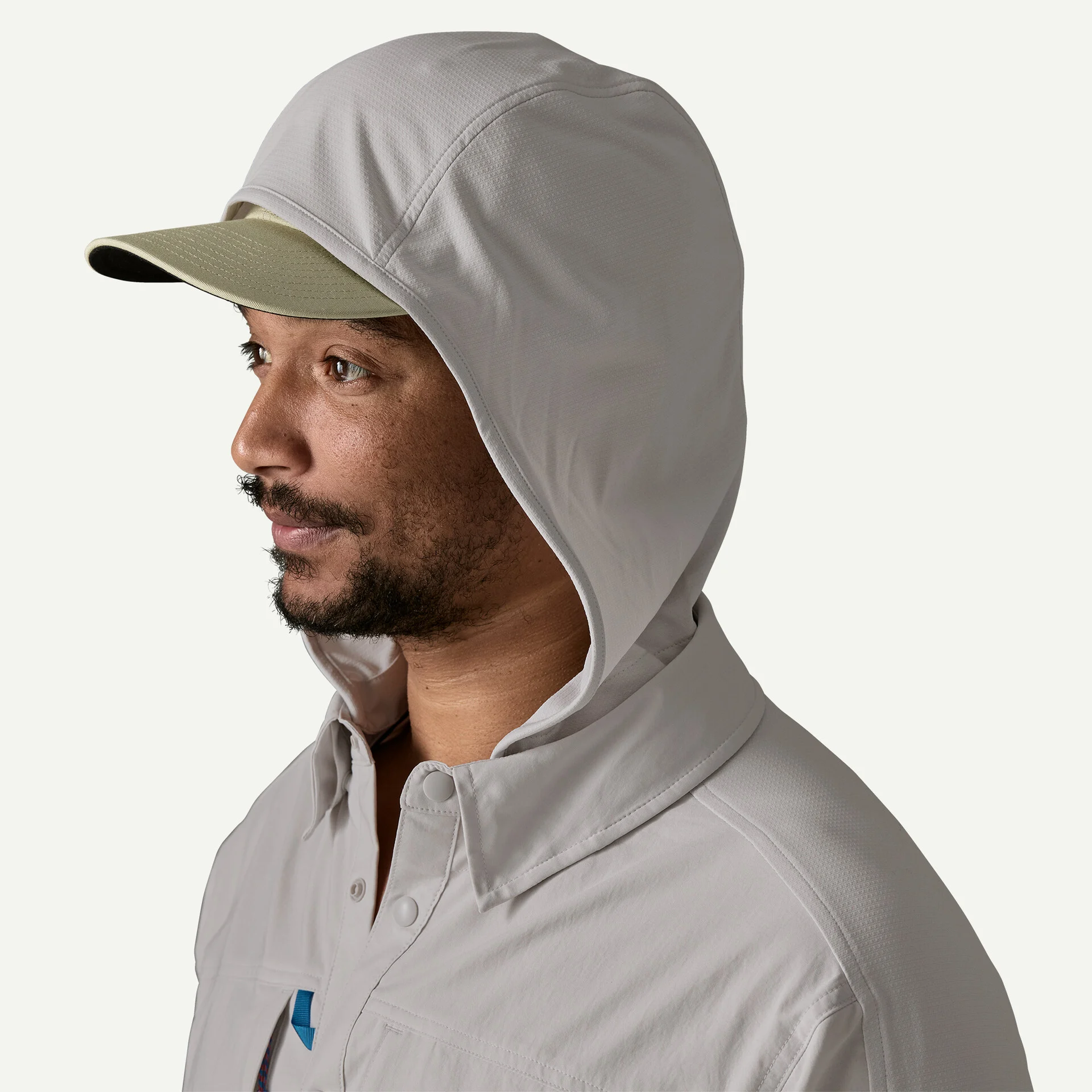 Patagonia Pánská mikina River Rambler Hybrid Sun Hoody, River Rock Green