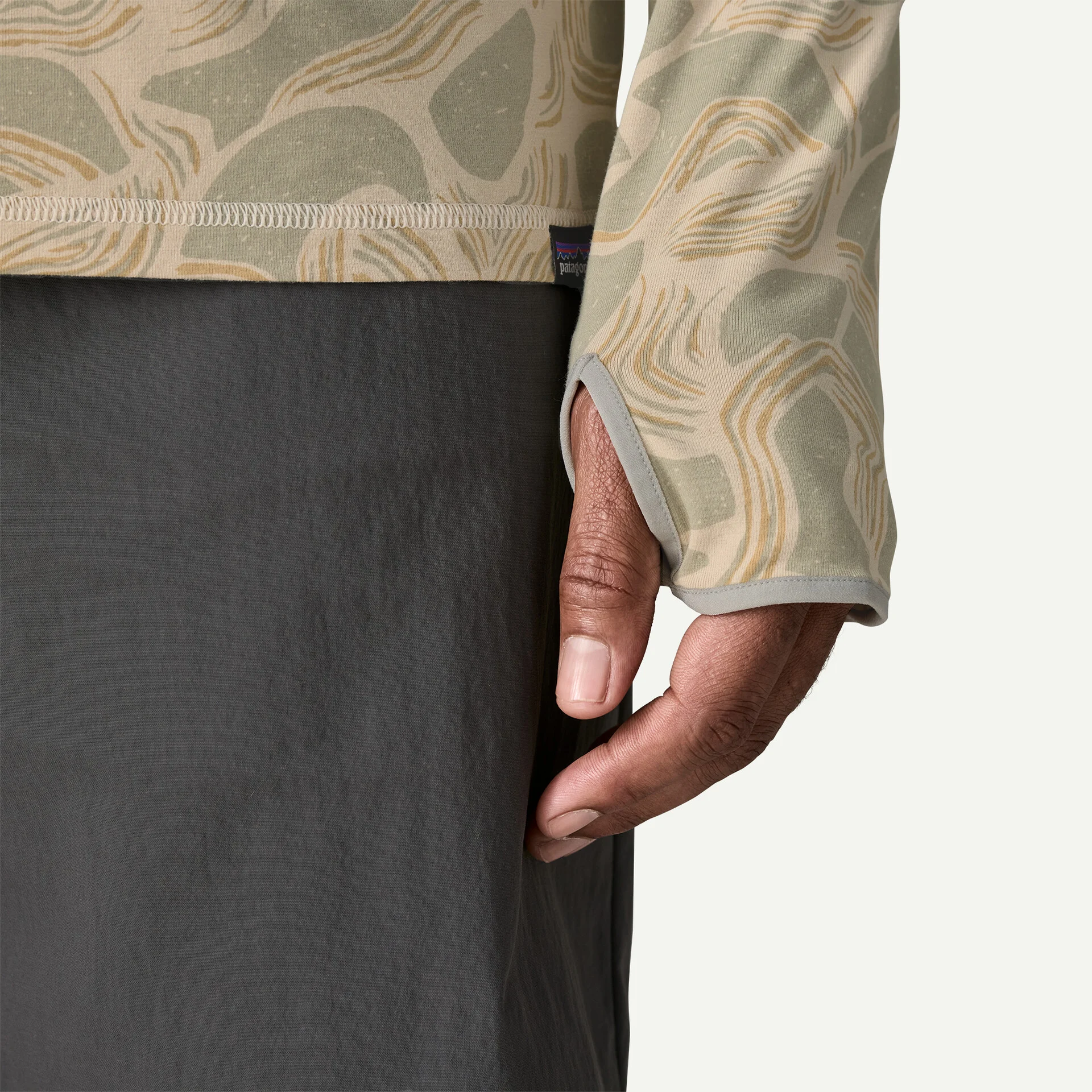 Patagonia Pánské tričko Tropic Comfort Natural Hoody, Coastal Edge: Natural - vel. S