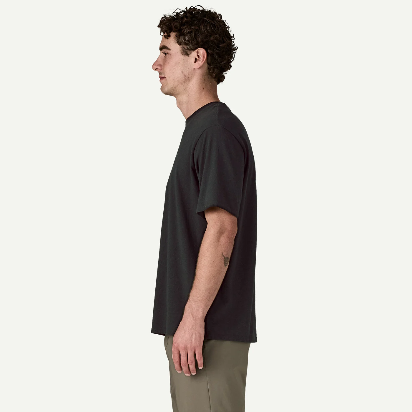 Patagonia Pánské triko Flying Fish Responsibili-Tee®, Den Brown: Coastal Edge - vel. L