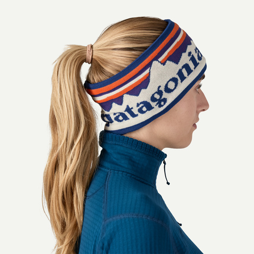 Patagonia Čelenka Powder Town Headband, Classic Fitz Roy: P6 Blue