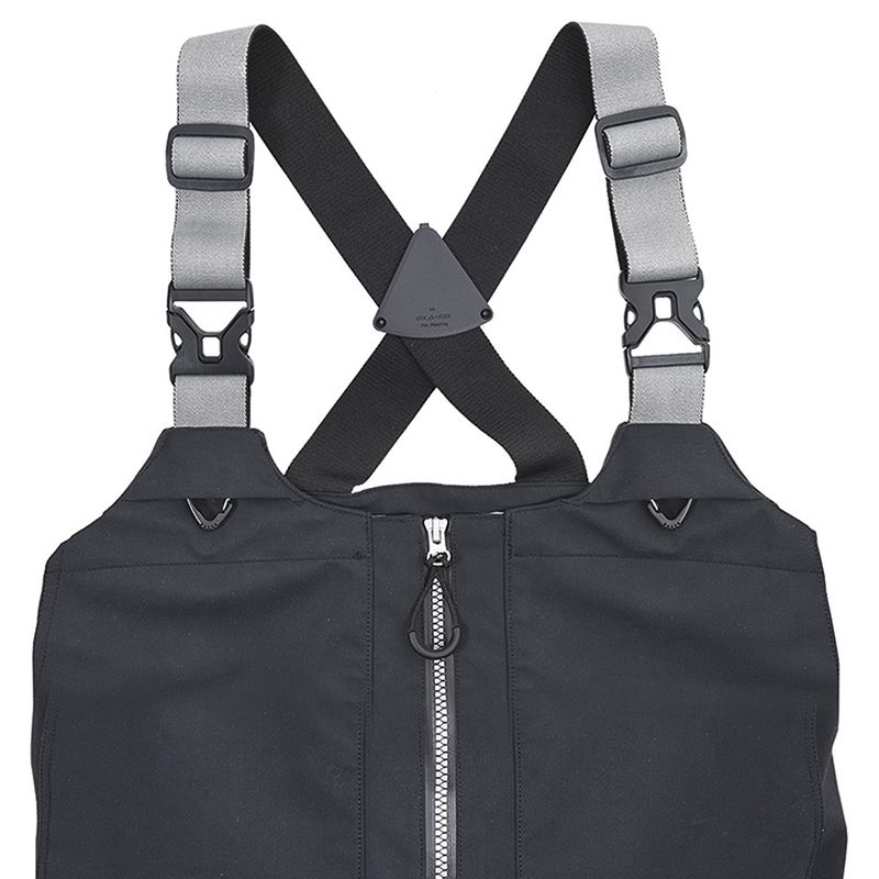 VISION Kalhoty s laclem Vene B&B Trouser, Black - vel. L