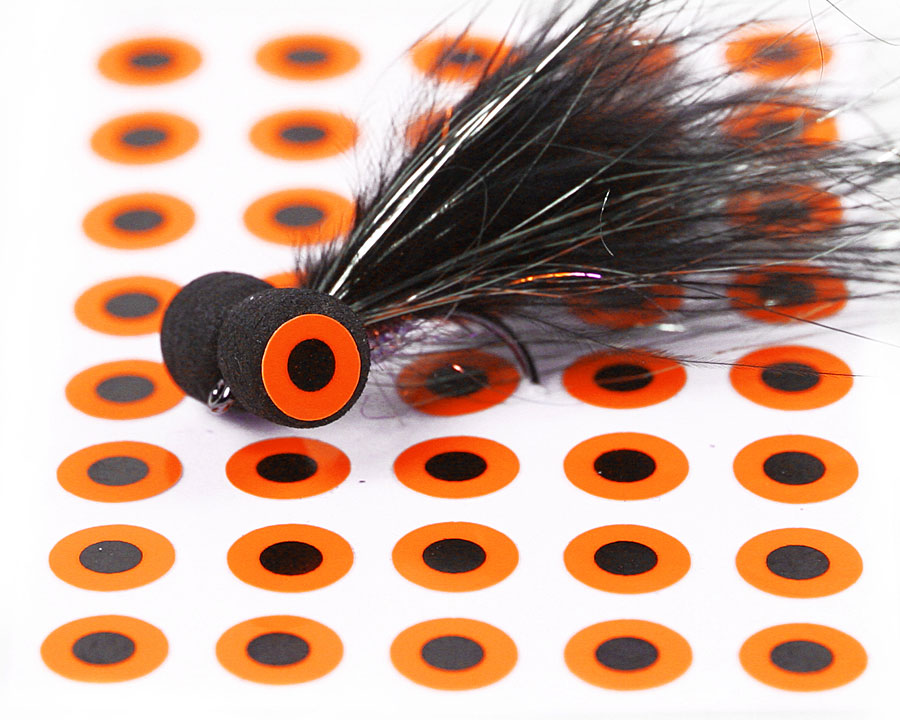 Flat Eyes, Fluo Orange, 3,5 mm