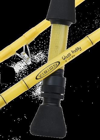 VISION Muškařský prut Glass Daddy Rod, 8ft #9