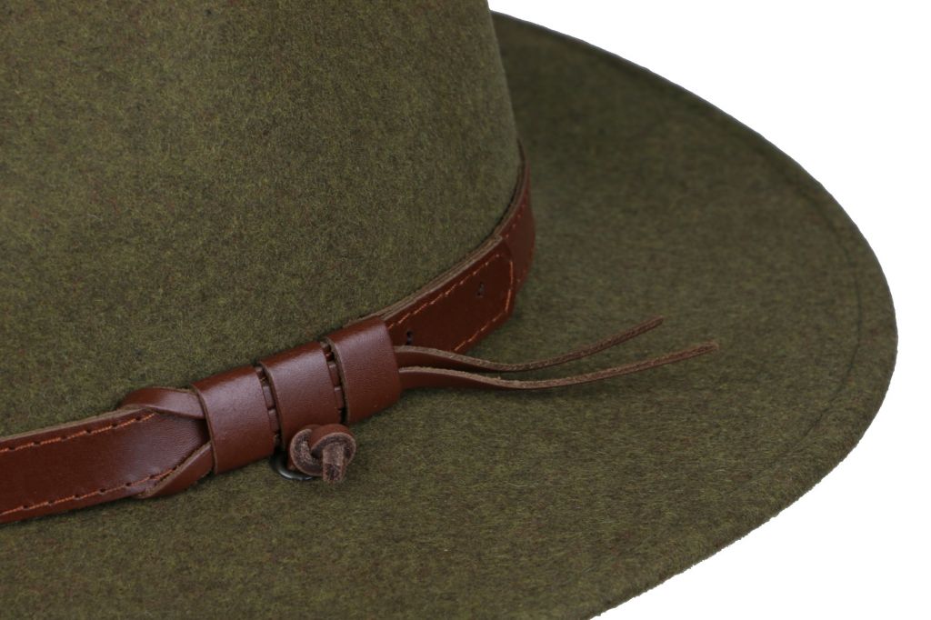 SCIPPIS Australský klobouk vlněný WARREN, oliv, vel. XL