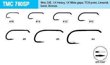 Muškařské háčky TMC 760SP, vel. 12