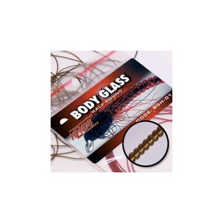 HENDS Body Glass - Half Round - brown dark