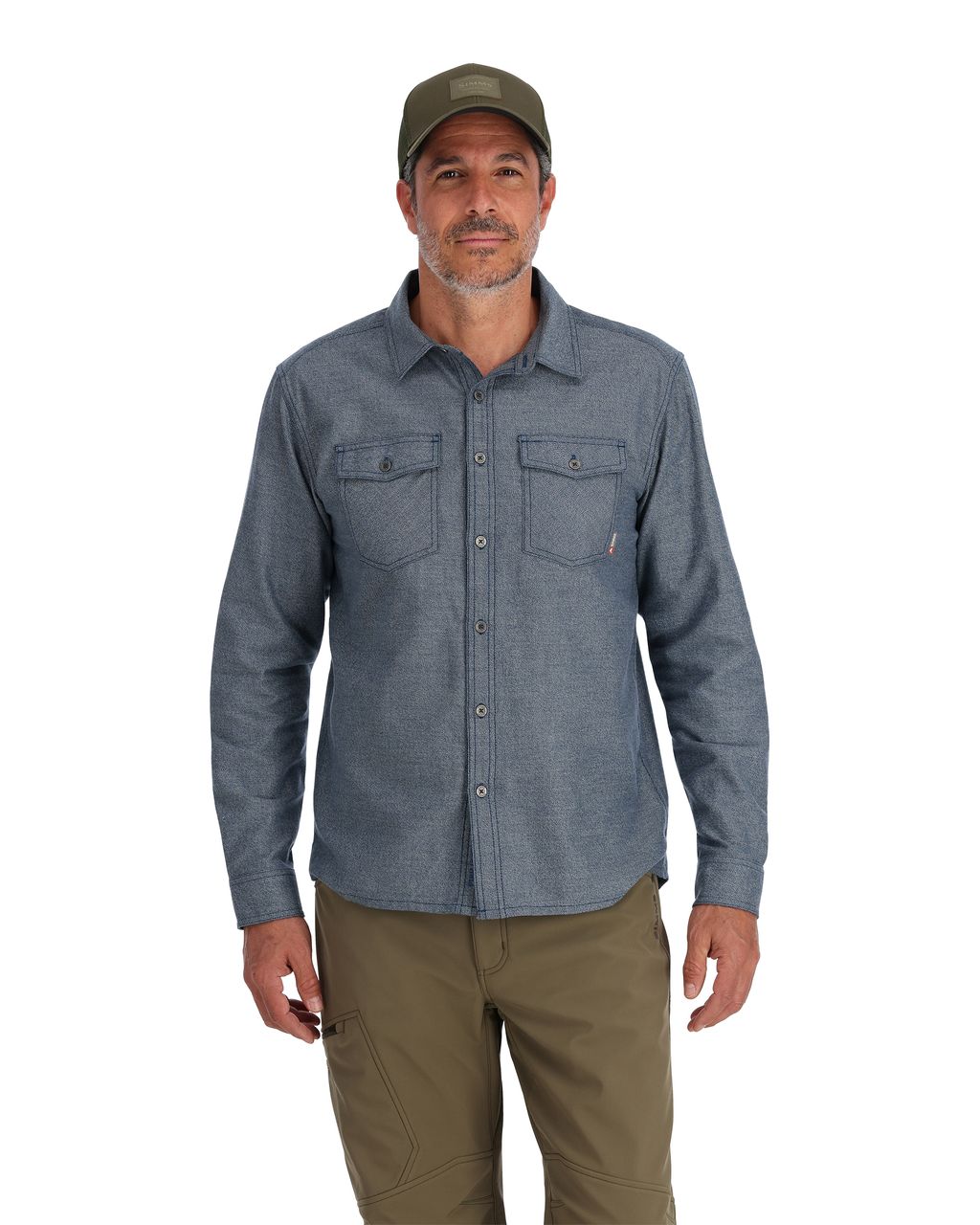 SIMMS Košile Shoal Flannel Shirt, Midnight