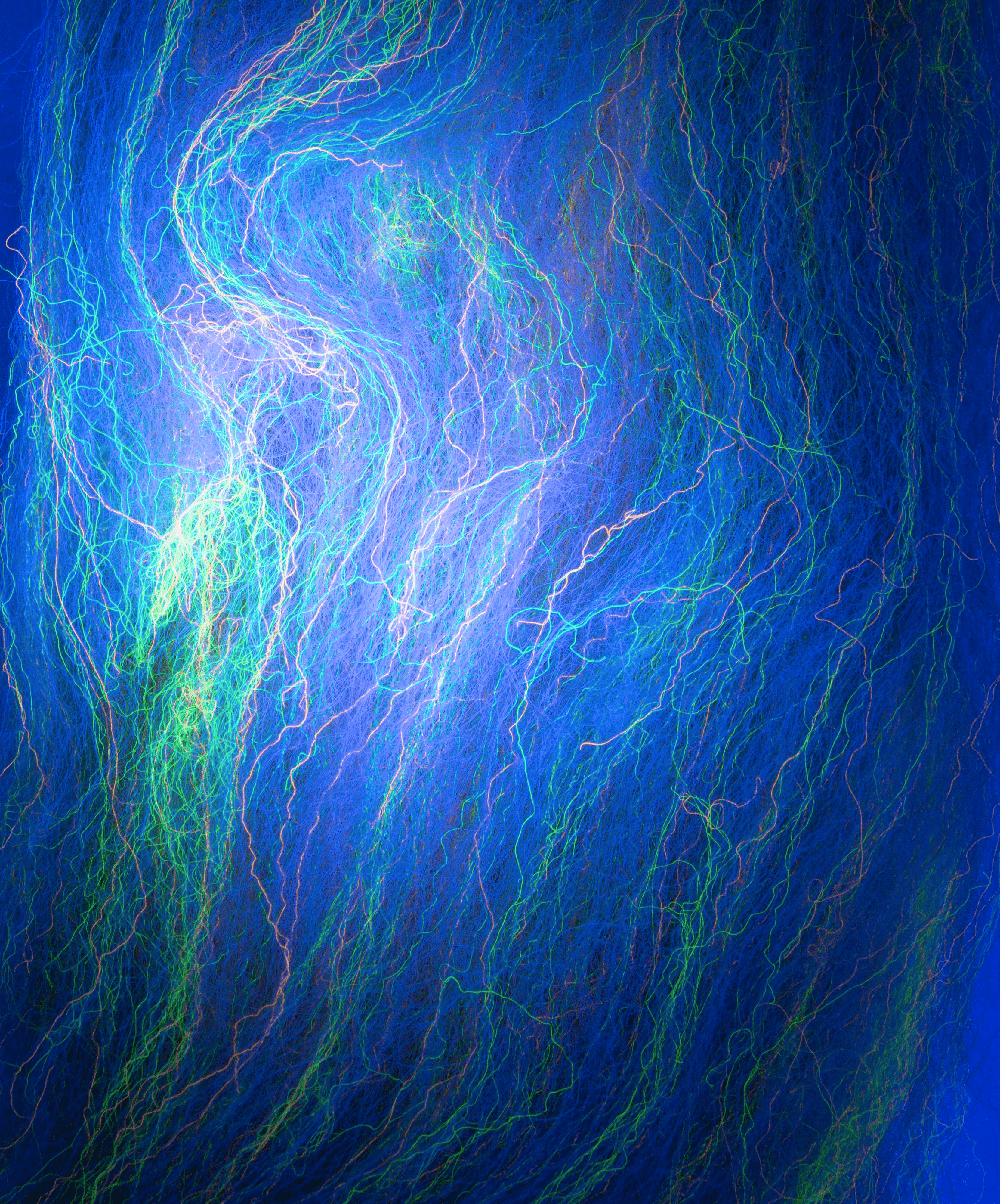 Nuclear streamer hair - light brown