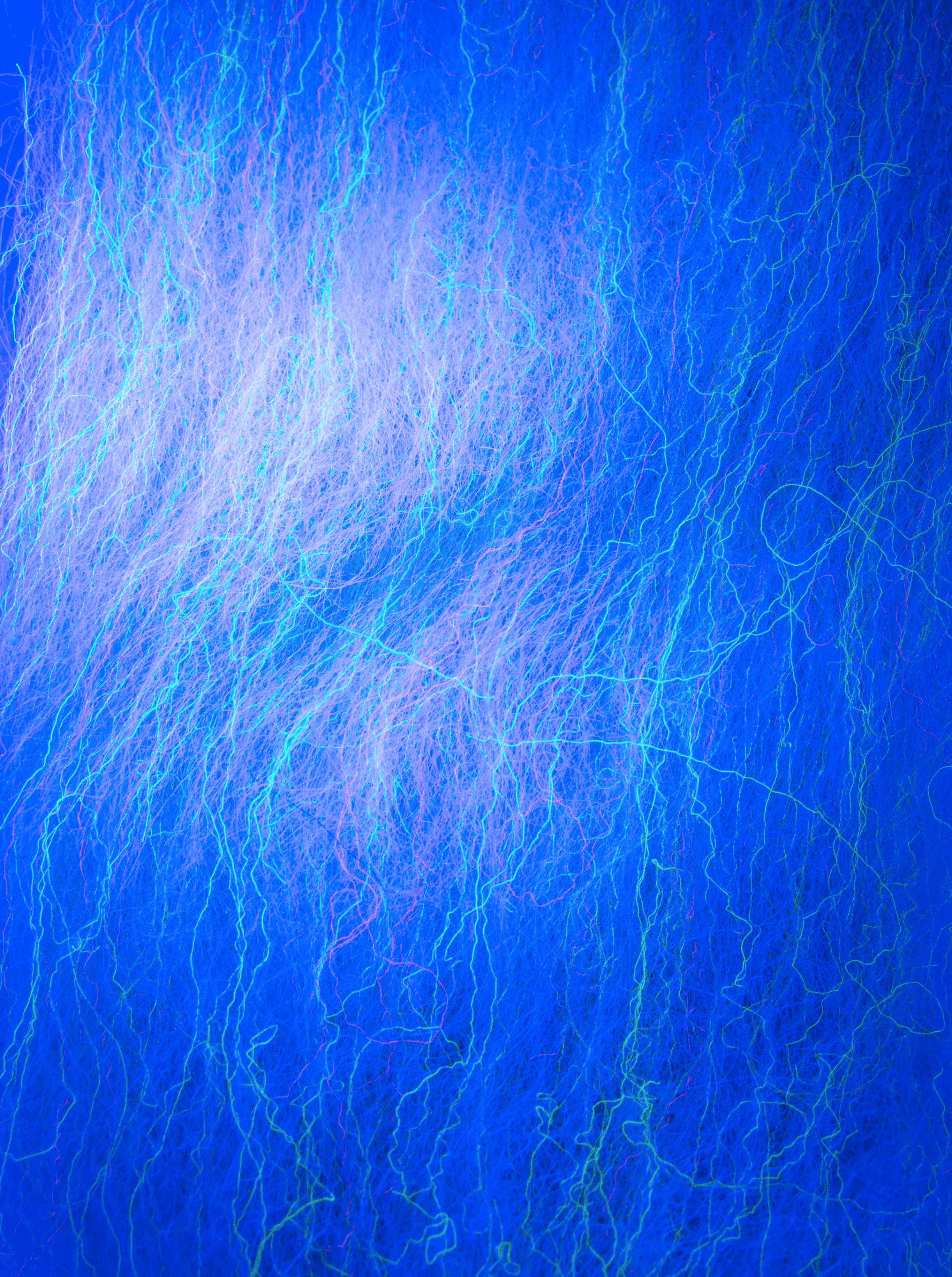 Nuclear streamer hair - turquoise green