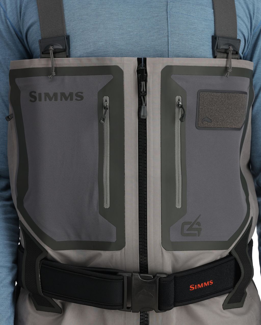 SIMMS Brodící kalhoty G4Z Stockingfoot - vel. ML