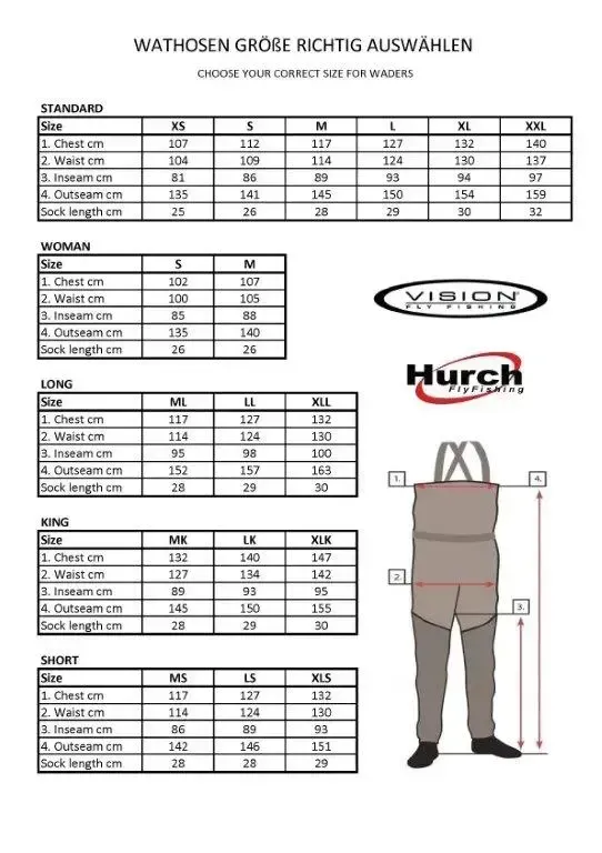 Vision Brodící kalhoty Tool Relief Wader