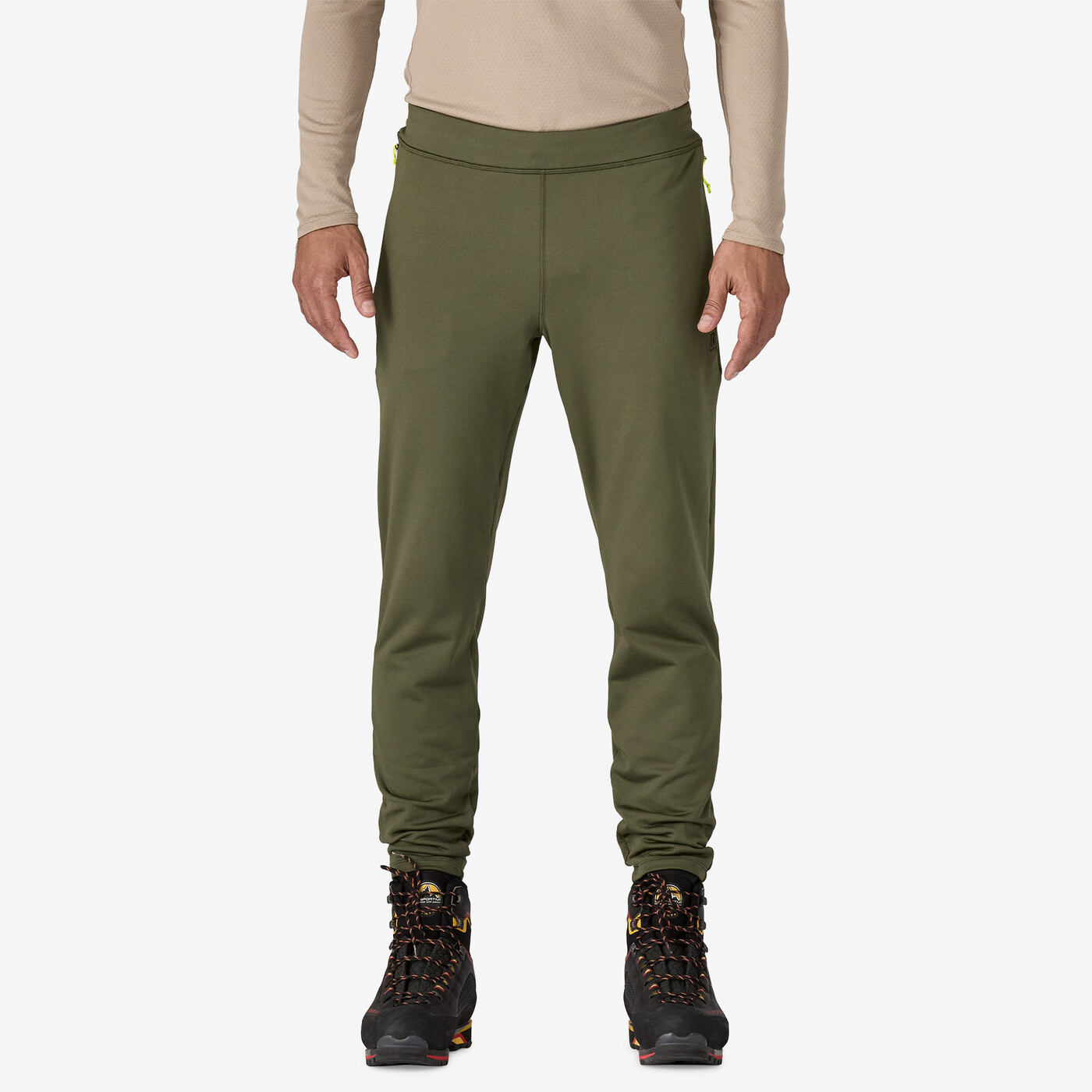 Patagonia Pánské fleecové kalhoty Thermal Bottoms, Smolder blue - vel. L