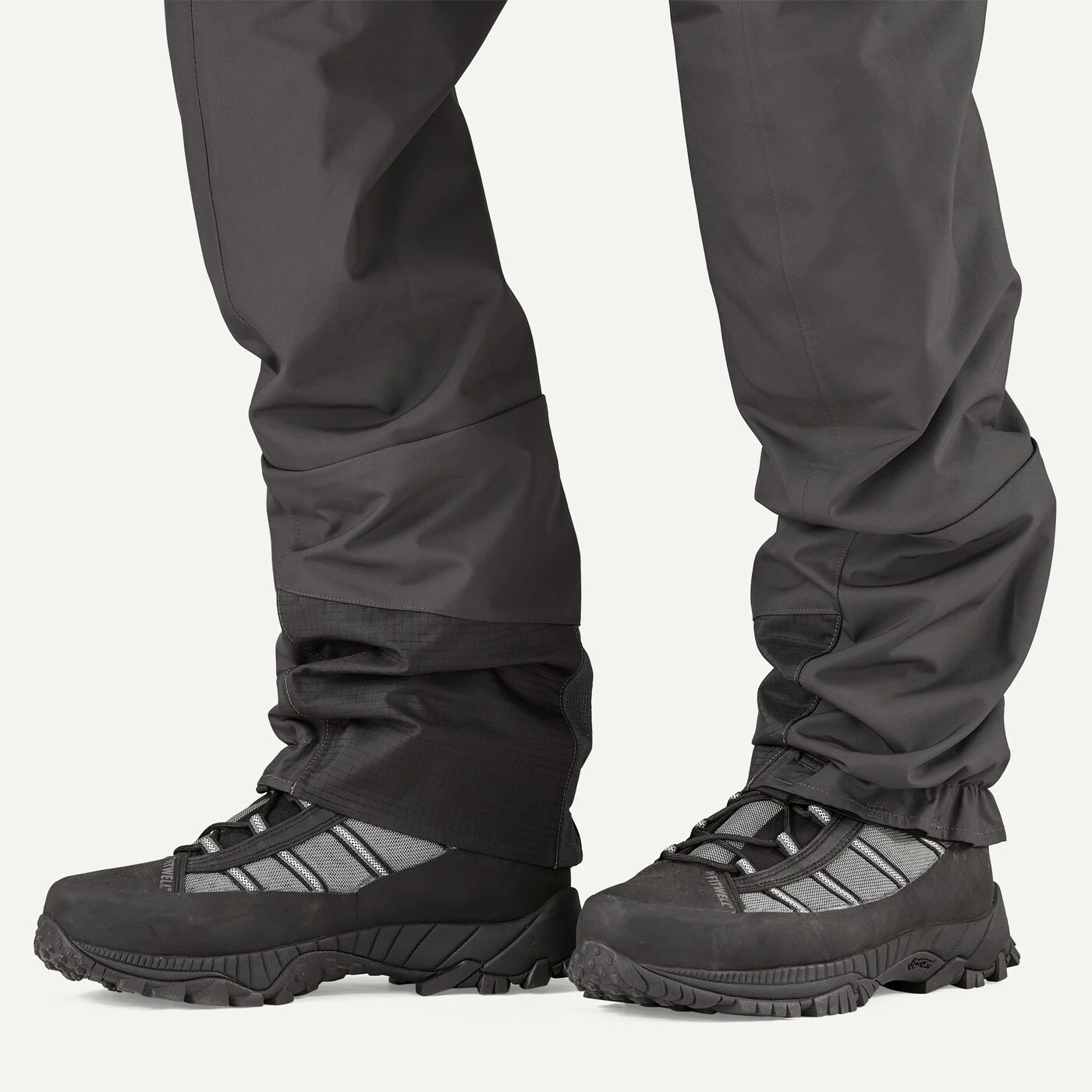 Patagonia Pánské brodící kalhoty Swiftcurrent Expedition Zip Front Waders - Basin Green, vel. MXM a Patagonia Brodící boty River Salt Wading Boots - vel.  US 09 - EU 42