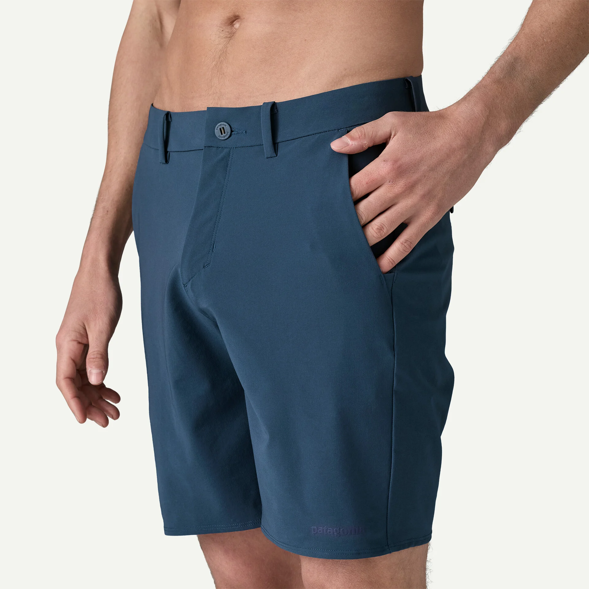 Patagonia Pánské kalhoty Hydropeak Hybrid Walk Shorts - Basin Green