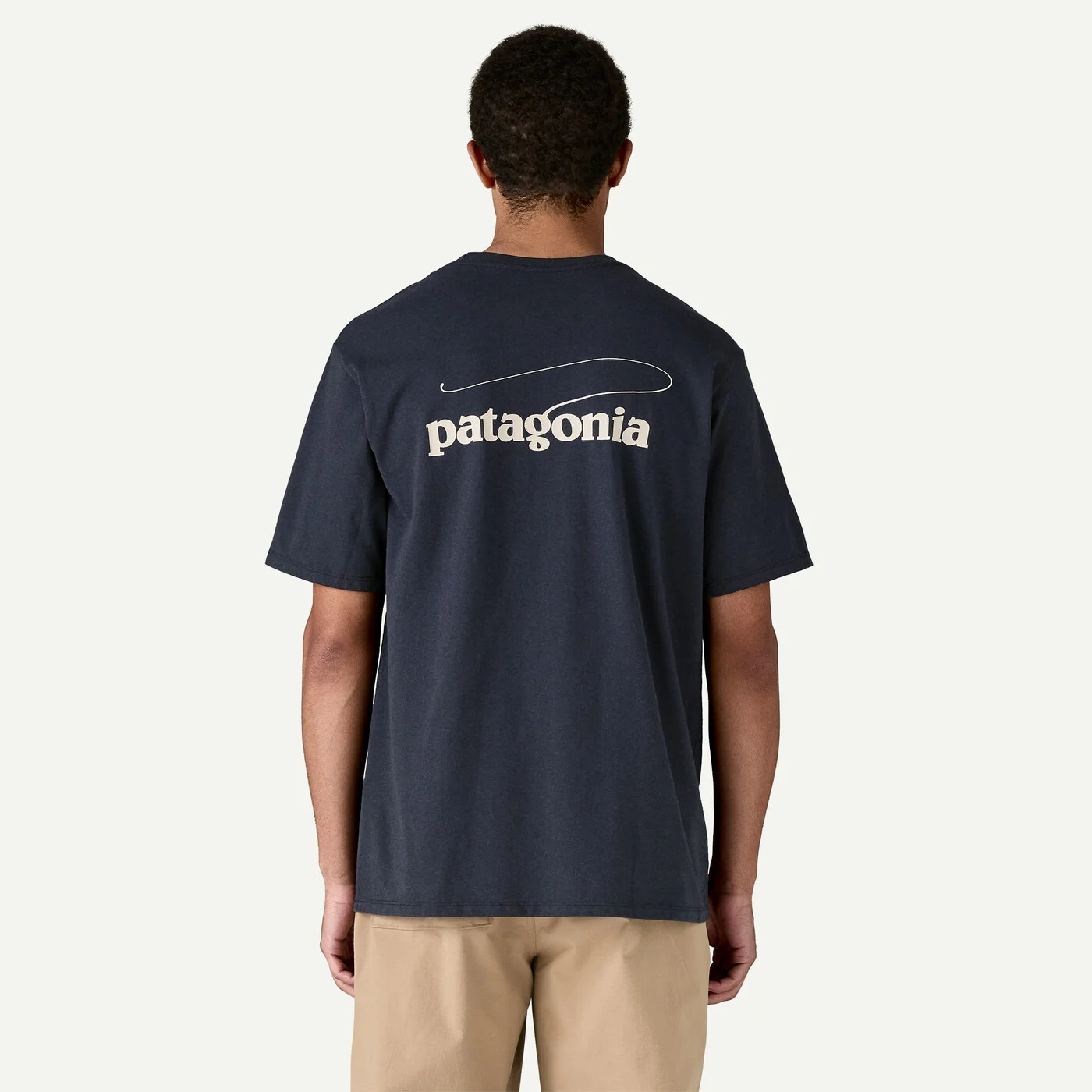 Patagonia Pánské tričko Casting Logo Responsibili-Tee, Smolder Blue