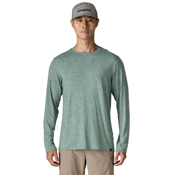 Patagonia Pánské triko Tropic Comfort Natural UPF Crew, Sea Run: Blue Sage - vel. XL