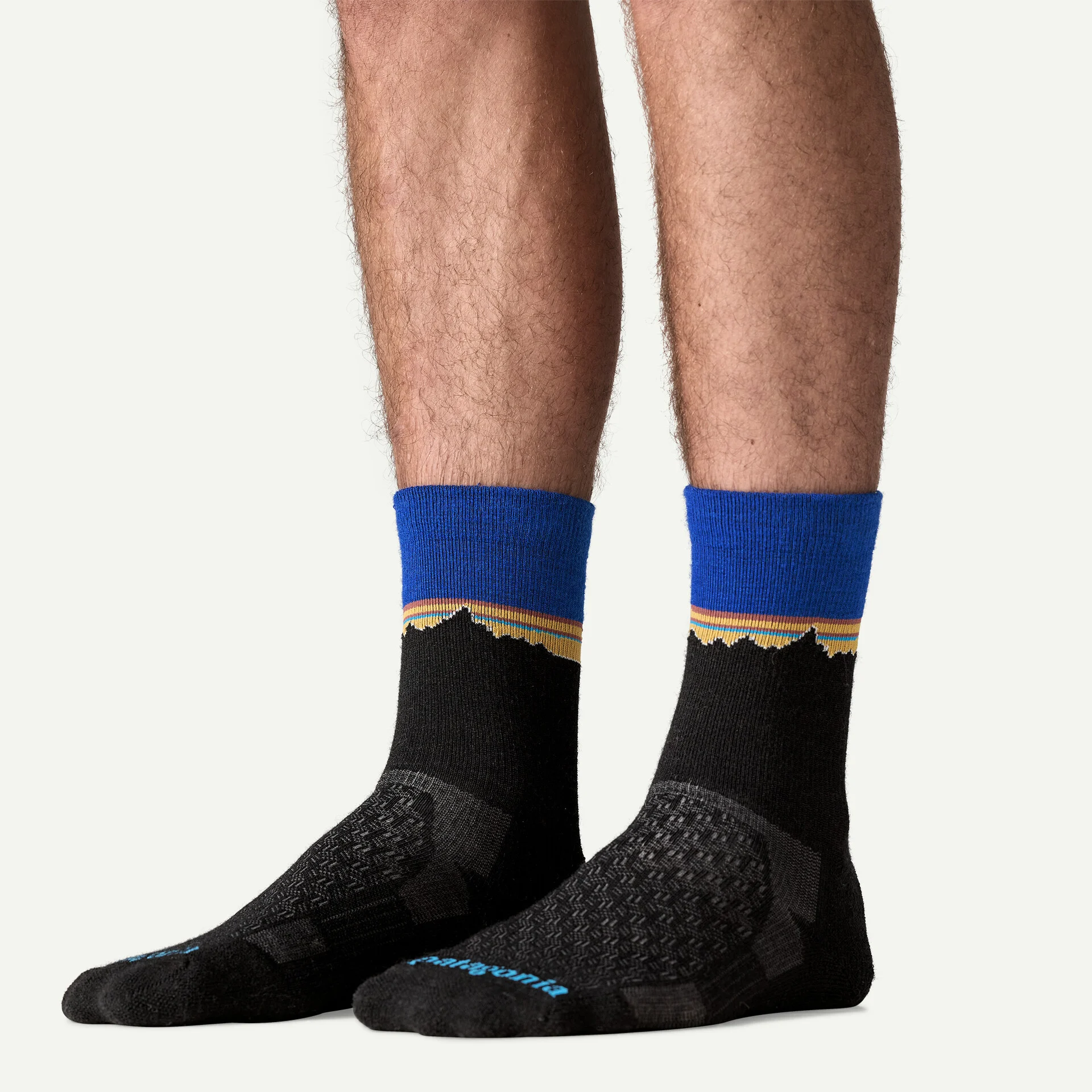 Patagonia Merino ponožky Blend Crew Socks - Mountain Trout: Basin Green, vel. L / EUR 42-45